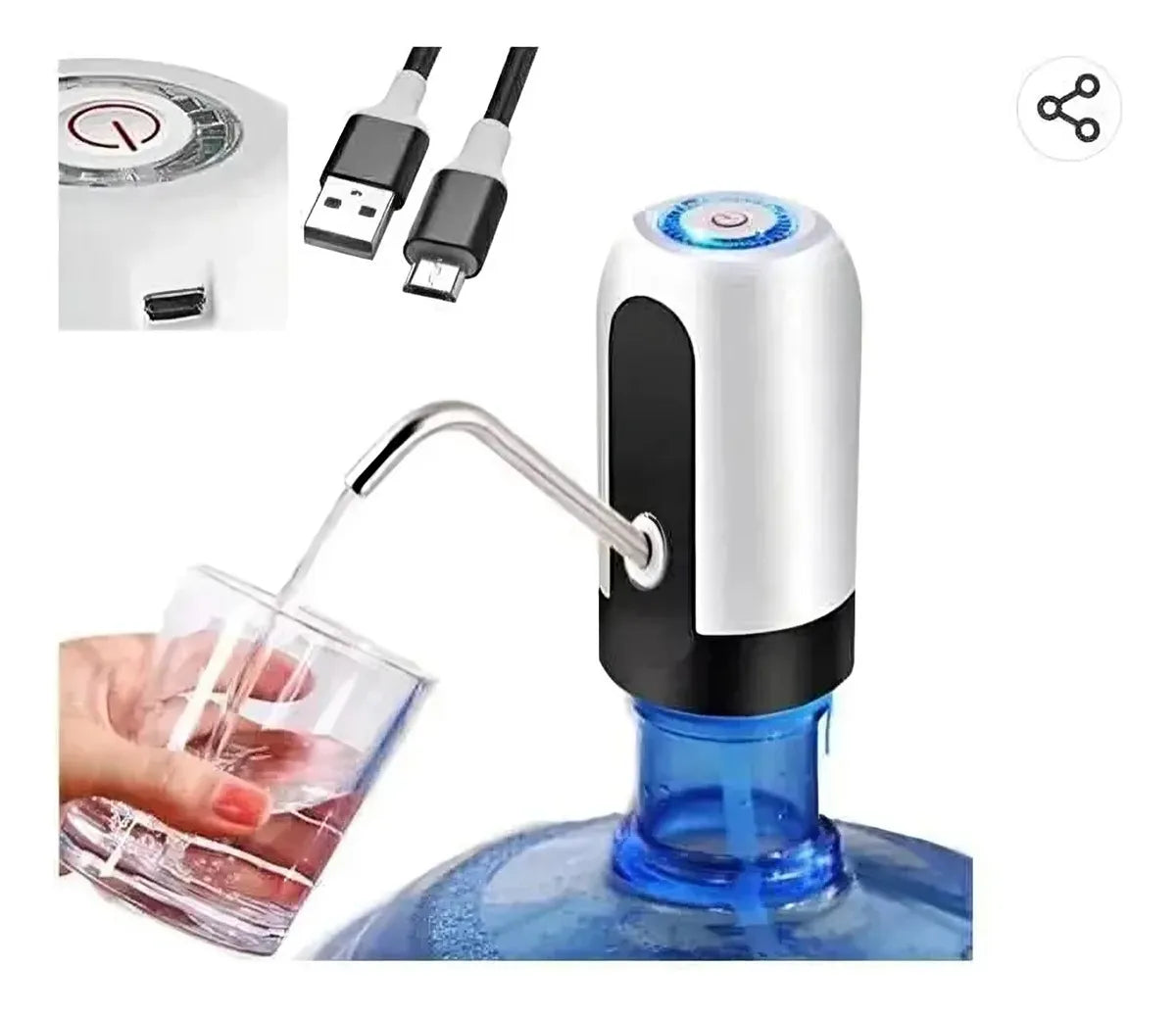 dispensador de agua recargable